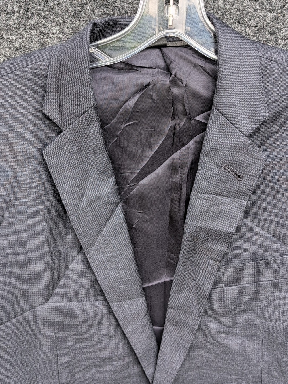 J Crew Ludlow Jacket Mens 38s Gray Tollegno 1900 Italian Wool Sport Coat Blazer - Picture 2 of 12